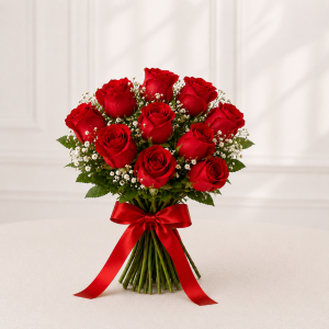 Red Ribbon Rose