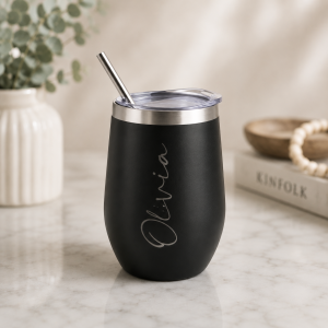 Black wine Tumbler
